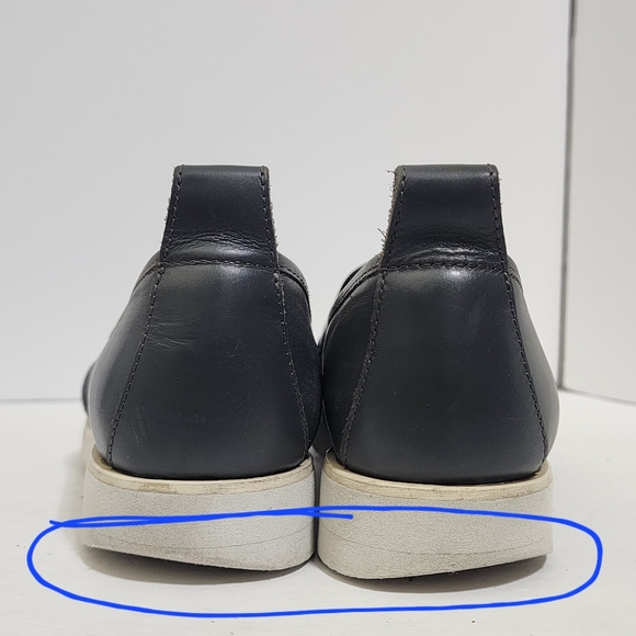 EVERLANE The Street Pointed Toe Slip On Leather Shoes sz 8.5 Gray - Picture 15 of 15